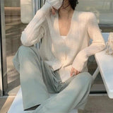 Women Knitwear Autumn and Winter V-neck Sweaters Cardigan