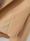 Women Suits Cropped Long Sleeve Suit Jacket