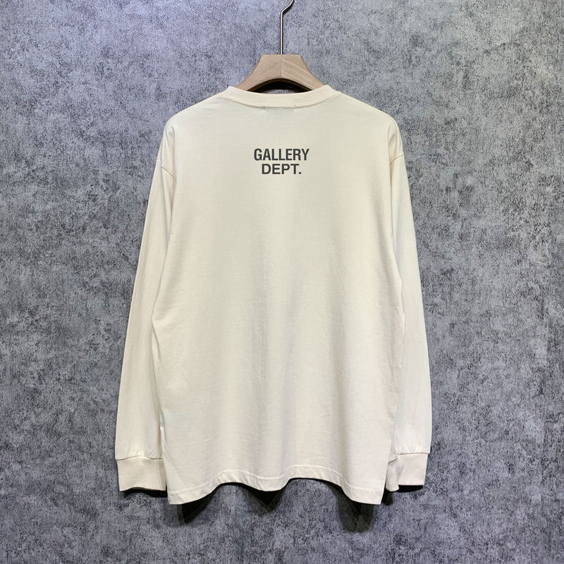 Gallery Dept Long Sleeved Shirt Fashion Brand Long Sleeve Long-Sleeved T-shirt Blouse