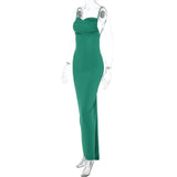 Women Dresses Fall Sexy Backless Spaghetti Straps Dress