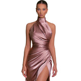 Women Dresses Dress Autumn Stand Collar Dress