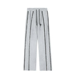 Men Sweatpants Casual Straight Trousers Men's Hip Hop Loose Sports Wide-Leg Pants