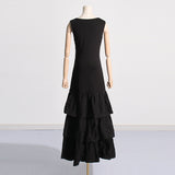Women Dresses Summer Sleeveless Sheath Fishtail Dress (Qymy0409)