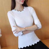 Women Knitwear Autumn and Winter round Neck Sweater