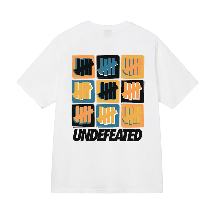 UNDEFEATED T Shirts Crew Neck Men's and Women's Loose
