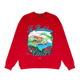 Amiri Long Sleeved Shirt Fashion Brand Crew Sweatshirts round Neck Sweater