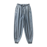 Men Jeans Ankle Banded Pants Jeans Men Loose Men's Pants