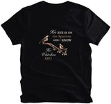 His Eye is on The Sparrow Christian T-Shirt Cotton Unisex