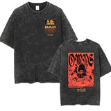 Bad Omens Band Music Tour 2024 Washed T Shirt Retro 90s Men