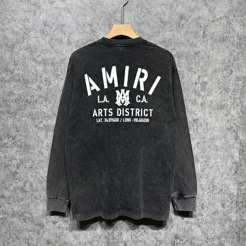 Amiri Long-Sleeve Shirt Vintage Long Sleeve T-shirt