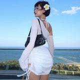 Women Dresse Long Sleeve Sexy Dress