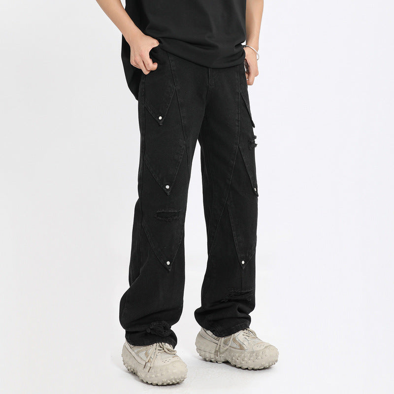 Men Jeans Straight Jeans