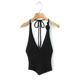 Women Tops Summer Knitted Vest