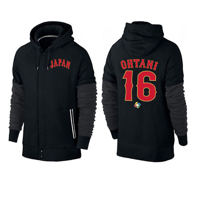 MLB Hoodie WBC Japan Shohei Otani 1 sweater baseball jersey hoodie (Part 3)