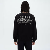 Amiri Long Sleeved Shirt Fashion Brand Crew Sweatshirts round Neck Sweater