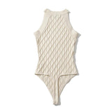 Women Sweater Knitwear Three-Dimensional Hollow Texture Sweater Spring and Summer Jumpsuit