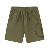 Men Shorts Vintage Letter Print Sports Shorts