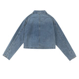 Unisex Jacket Autumn Simplicity Denim Coat