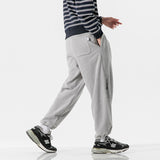 Men Pants Retro Drawstring Pocket Zipper Casual Polar Fleece Sweatpants