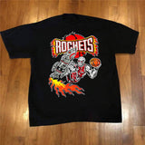 NBA T-Shirts Warren Lotas NBA Street Trend T-Shirt Sports Short Sleeve Top