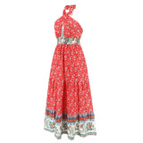 Women Date Dress Sexy Retro Floral Dress