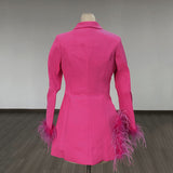 Women Evening Dress Sexy V-neck
