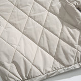 Unisex Winter Cotton Coat Lapel Cotton-Padded Coat Pocket Decoration Loose Cotton Coat