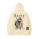 Men Hoodie Oversize Couple Coat Cartoon Printed Hoodie Men and Women