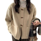 Women Knitwear Spring and Autumn Sweater Coat Loose Knitted Cardigan