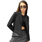 Women Trench Coat Suit Casual Short Coat