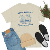 Sassy Cute Cartoon Animal Printed Graphic Tees Born