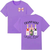 Champagne Social Club Shirt Champagne Social Club Drinking