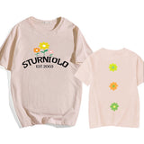 Sturniolo Triplets Flowers Print T-shirt Mens Short Sleeve