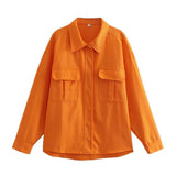 Women Jacket Casual Loose Denim Shirt Jacket