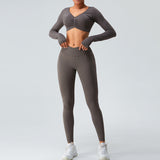 Women Yoga Set Autumn Yoga Clothes Sports Workout Clothes