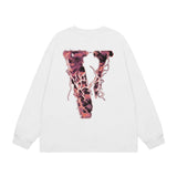 Vlone Sweatshirts Autumn/Winter Cartoon Alphabet Crew Neck Pullover