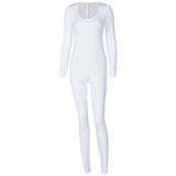 Women Jumpsuit Spring and Autumn Long Sleeve Slim Fit Hip Raise Jumpsuit