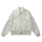 Women Jacket Vintage Loose Baseball Uniform Pilot Coat