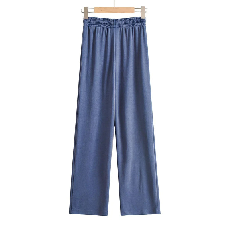 Women Sweatpants Straight-Leg Pants Spring/Summer Loose Wide-Leg Pants Casual Pants