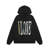 Vlone Hoodie renders large V letter sleeve