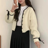 Women Knitted Cardigan Women's Autumn and Winter Sweater Coat
