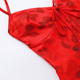 Women Dresses Summer Slim Fit Dress Sexy Print Backless Slip Dress