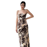 Women Dresses Summer Sexy Slim Hip Long Dress Casual Suspender Skirt