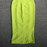 Women Evening Dress Sexy Slim Fit Bandage One-Piece Dress Camisole Gown