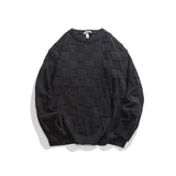 Unisex Sweater Winter Loose Checkered Sweater