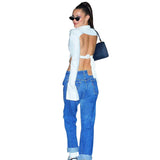 Women T-shirt Autumn Backless Hollow Cardigan Long Sleeve with Lapel T-shirt