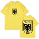 Rapper Kanye West Vultures Logo T Shirt Men's Women Hip Hop