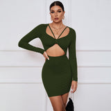Women Dress Spring/Summer Party Tight Skirt Hollow Y2g Dress