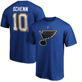 NHL T-Shirts NHL Blues Ice Hockey Suit T-Shirt Sports Loose T-Shirt Short Sleeve