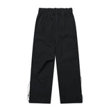 Men Sweatpants Side Color Matching Drawstring Casual Pants Men Elastic Waist Ankle Banded Pants Loose-Fitting Wide-Leg Trousers